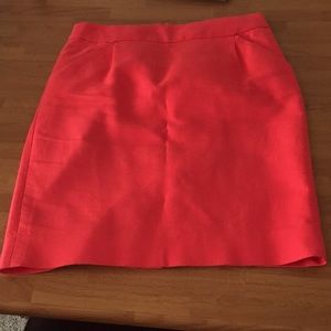 Coral 100% cotton skirt